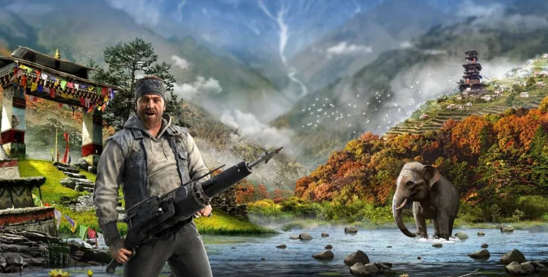 4k电脑电脑桌面孤岛惊魂4游戏人物场景原画高清桌面壁纸