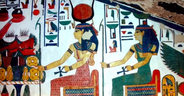 女神伊希斯的形象与1920年代的摩登女郎相称。