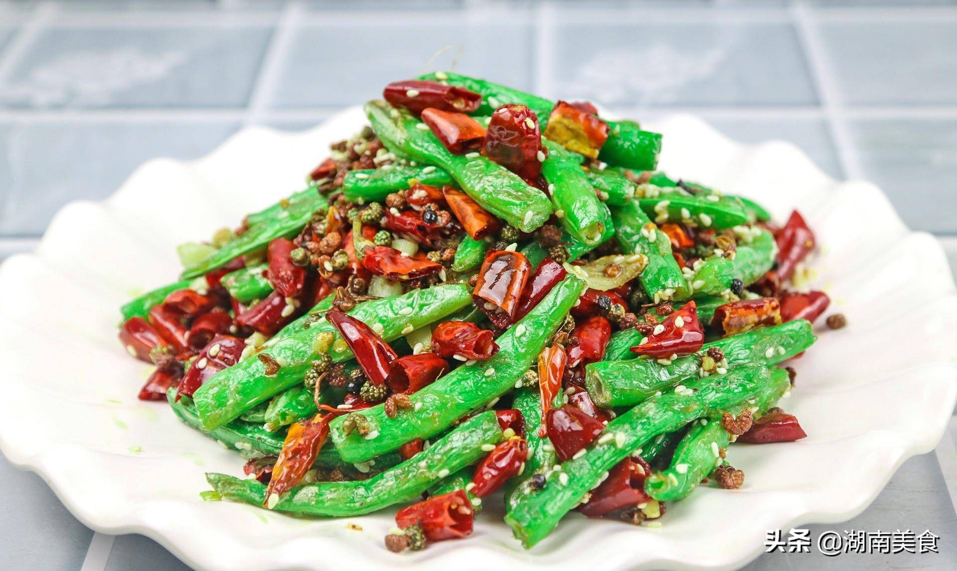 干煸四季豆学会这样做麻辣鲜香干香入味超下饭上桌秒光