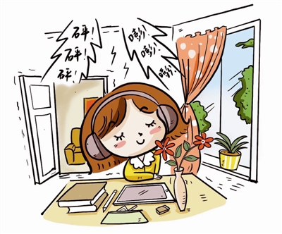 "上周六一大早,楼上一阵刺耳的电钻声把我从睡梦中拉了起来.