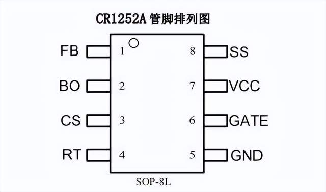 ncp1252a代换料驱动电源模块芯片cr1252a