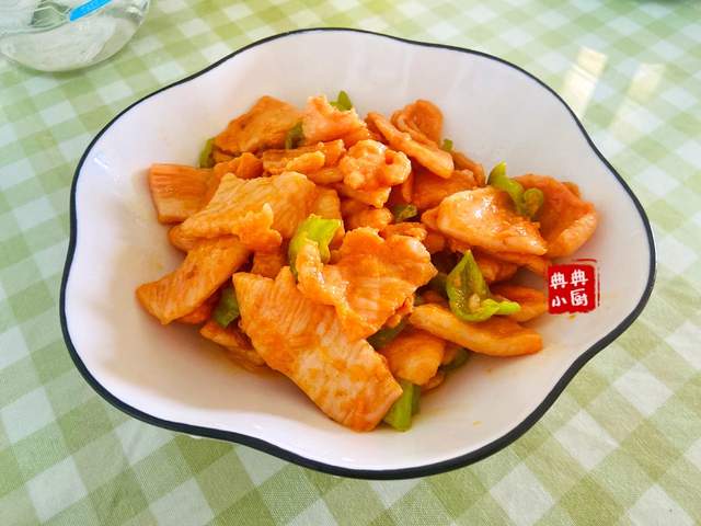 嫩滑鲜香的炒里脊肉孩子竟然说还是煎得好吃