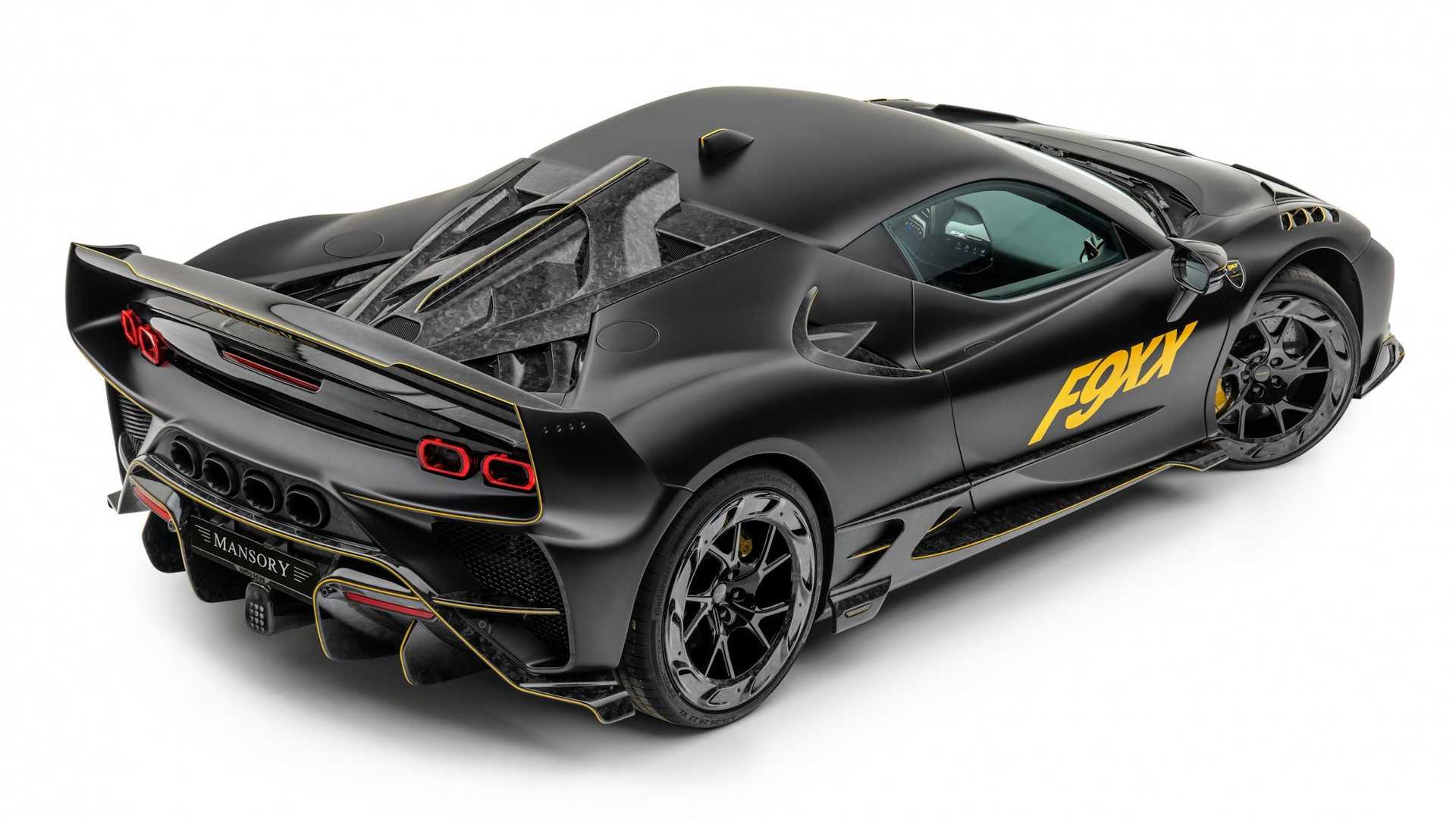 卖炭翁改装的法拉利sf901100匹尾翼更惊艳