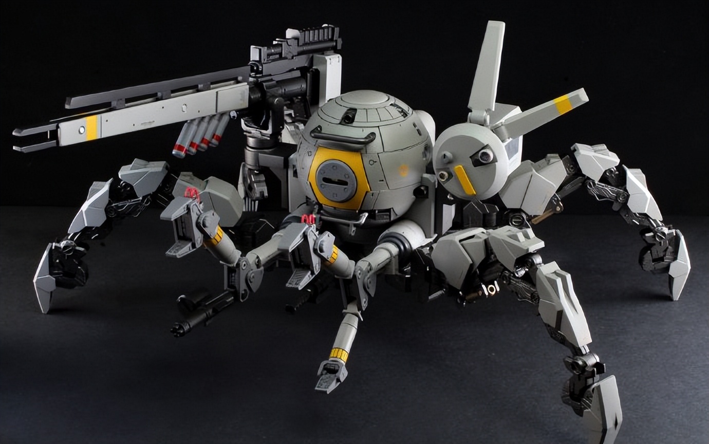 多装备搭载机动战士高达mg比例多足铁球模型