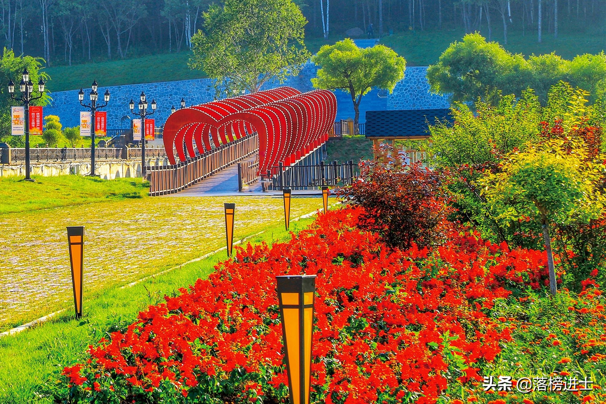 黑龙江省绥芬有一座爱情谷温馨浪漫风景美是休闲旅游的好去处