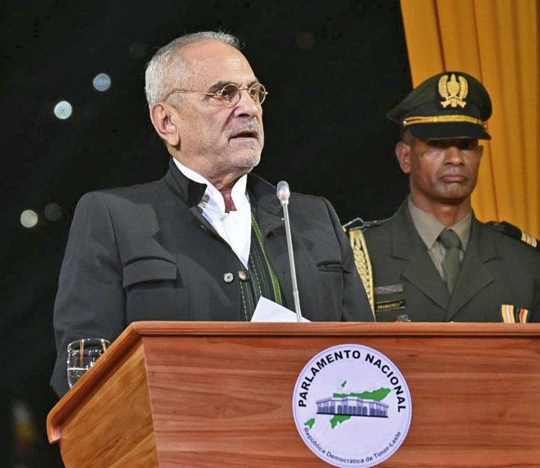 东帝汶新总统奥尔塔宣誓就职