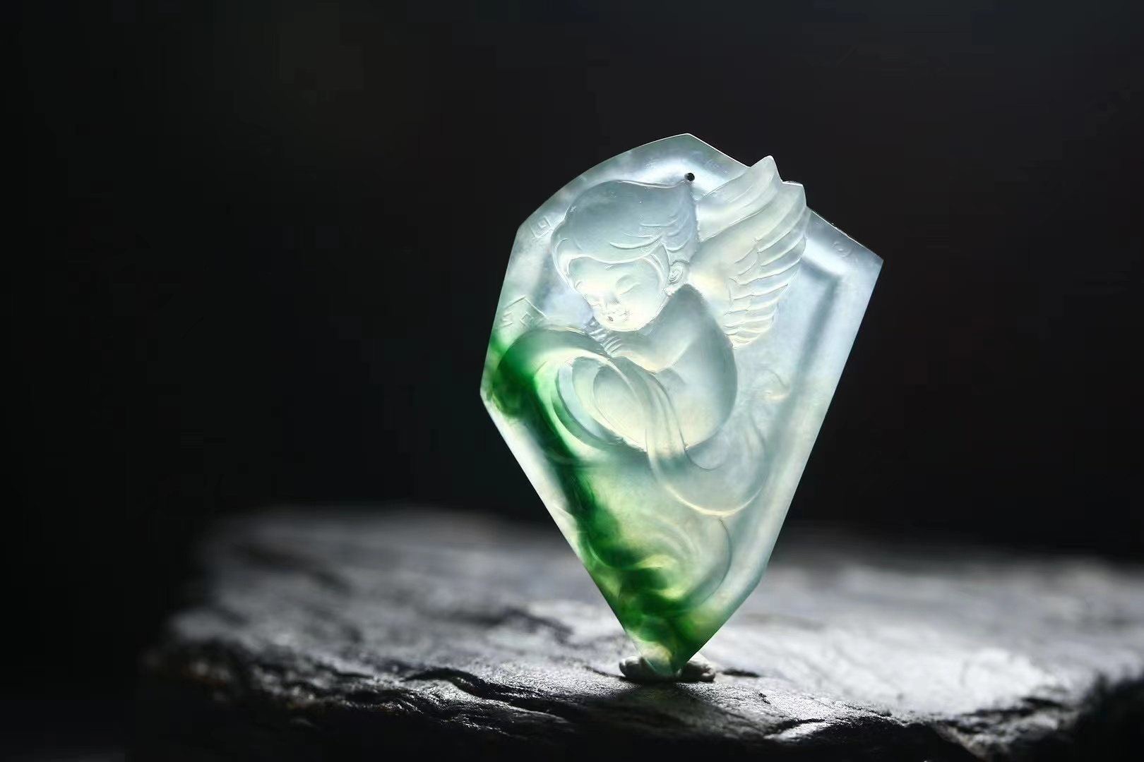 当西方的天使以翡翠来展现会有怎样的美