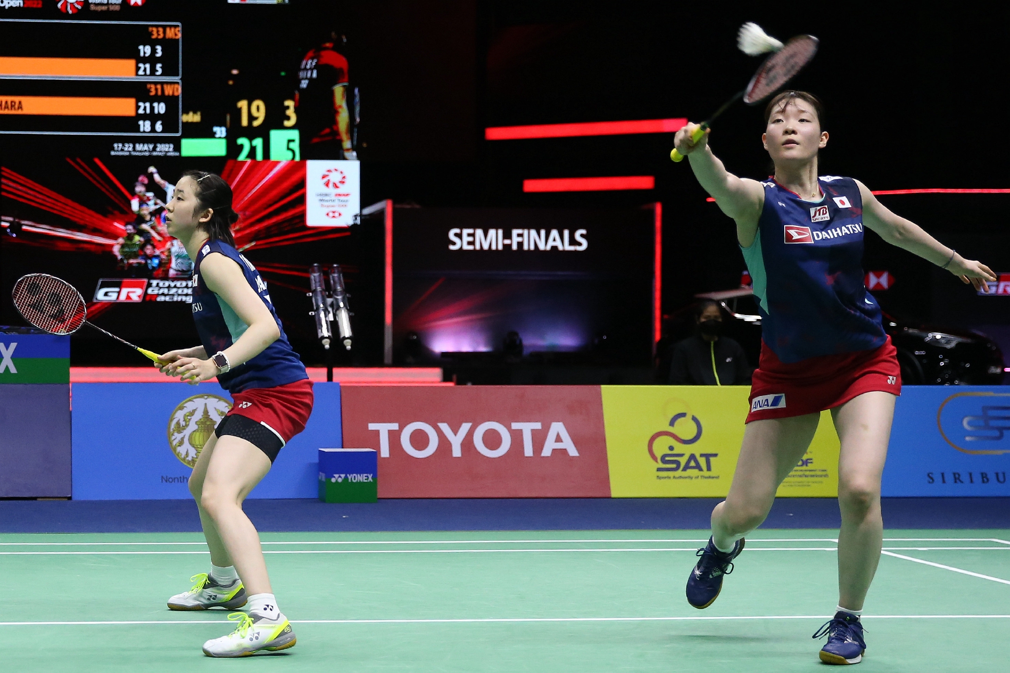 羽毛球泰国公开赛张殊贤郑雨止步半决赛