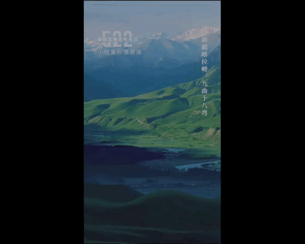 5小时慢直播游览世界自然遗产新疆喀拉峻草原  直播活动官方宣传视频截图