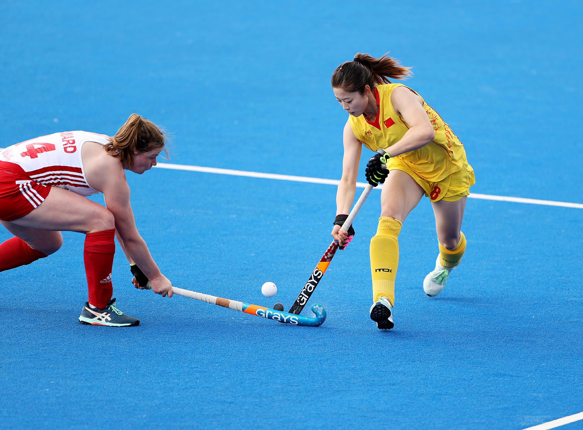 曲棍球险胜英格兰中国女曲获世界超级联赛首胜