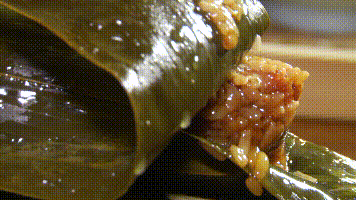 △湖州枕形粽。