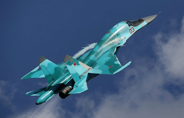 高效强击机俄暴力美学代表作苏34m可打击整个中东的目标