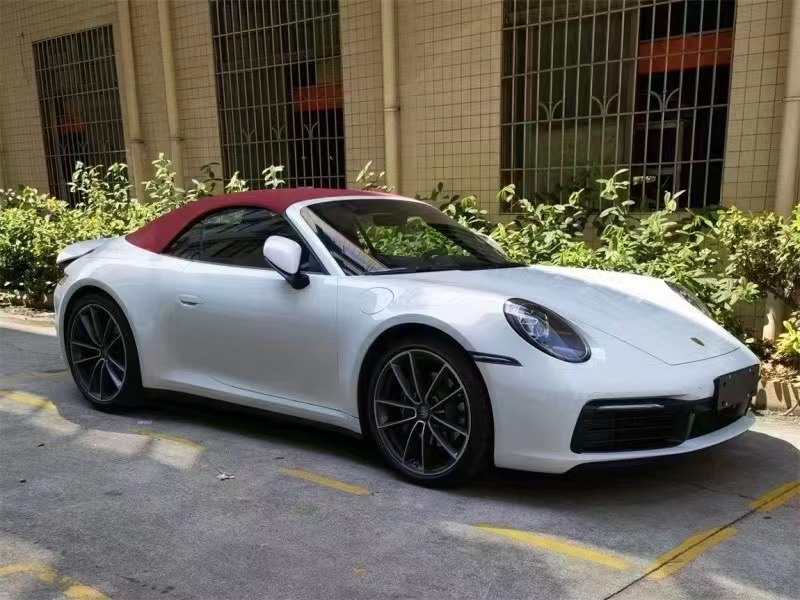 保时捷911carreracabriolet稀有白外颜色