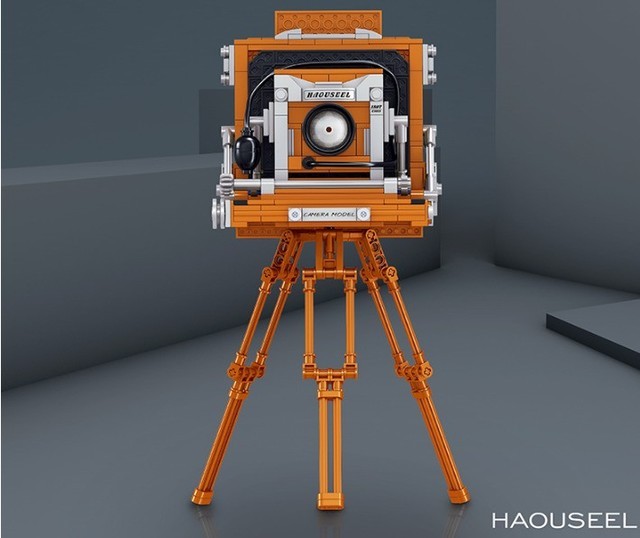 大画幅相机拼装积木模型49元