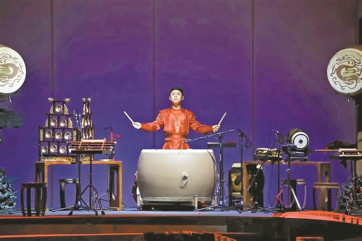 演出剧照 聚橙供图钟鼓喤喤,磬莞将将.