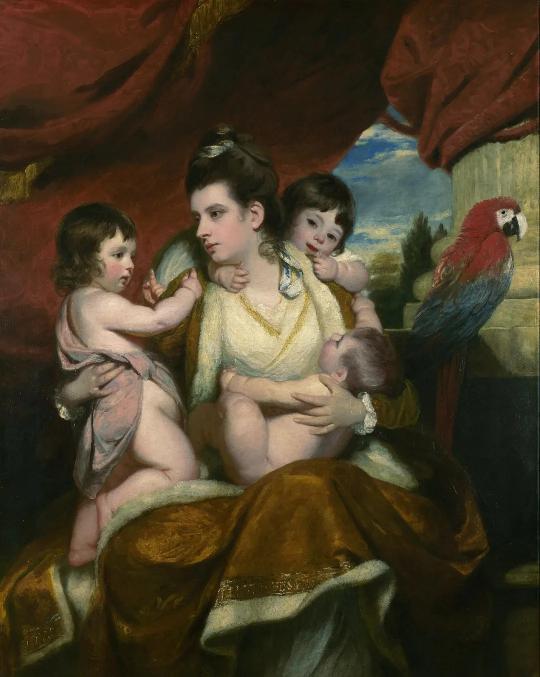 1628年雷诺兹的儿童肖像画也相当出色,他注重强调儿童的天真无邪和