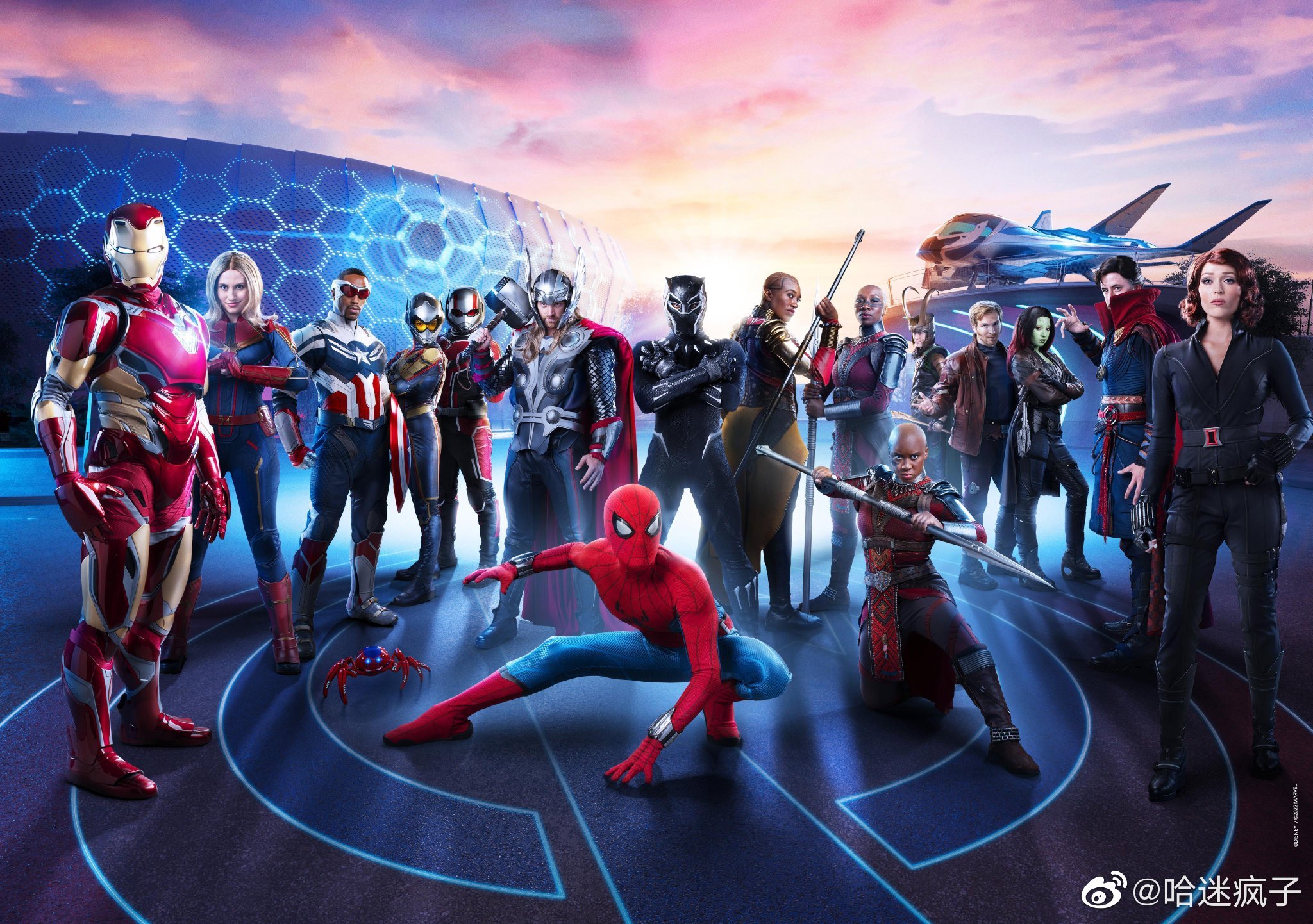 漫威公布复仇者联盟英雄在巴黎迪士尼乐园的官方新形象|迪士尼|复仇者