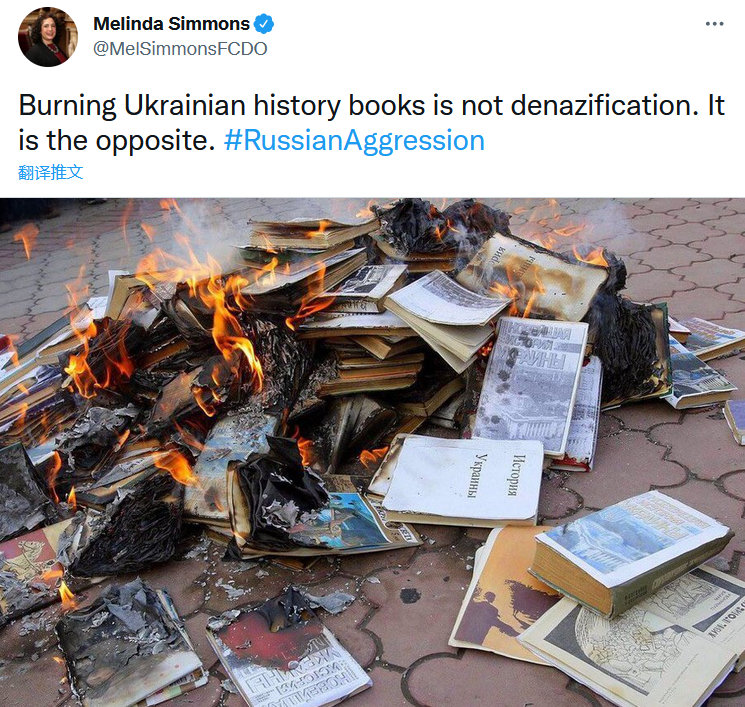 英大使暗示俄罗斯正焚毁乌教材被打脸休闲区蓝鸢梦想 - Www.slyday.coM