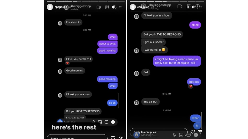 24日早些时候,拉莫斯的instagram账户曾向一名位于洛杉矶的青少年发送