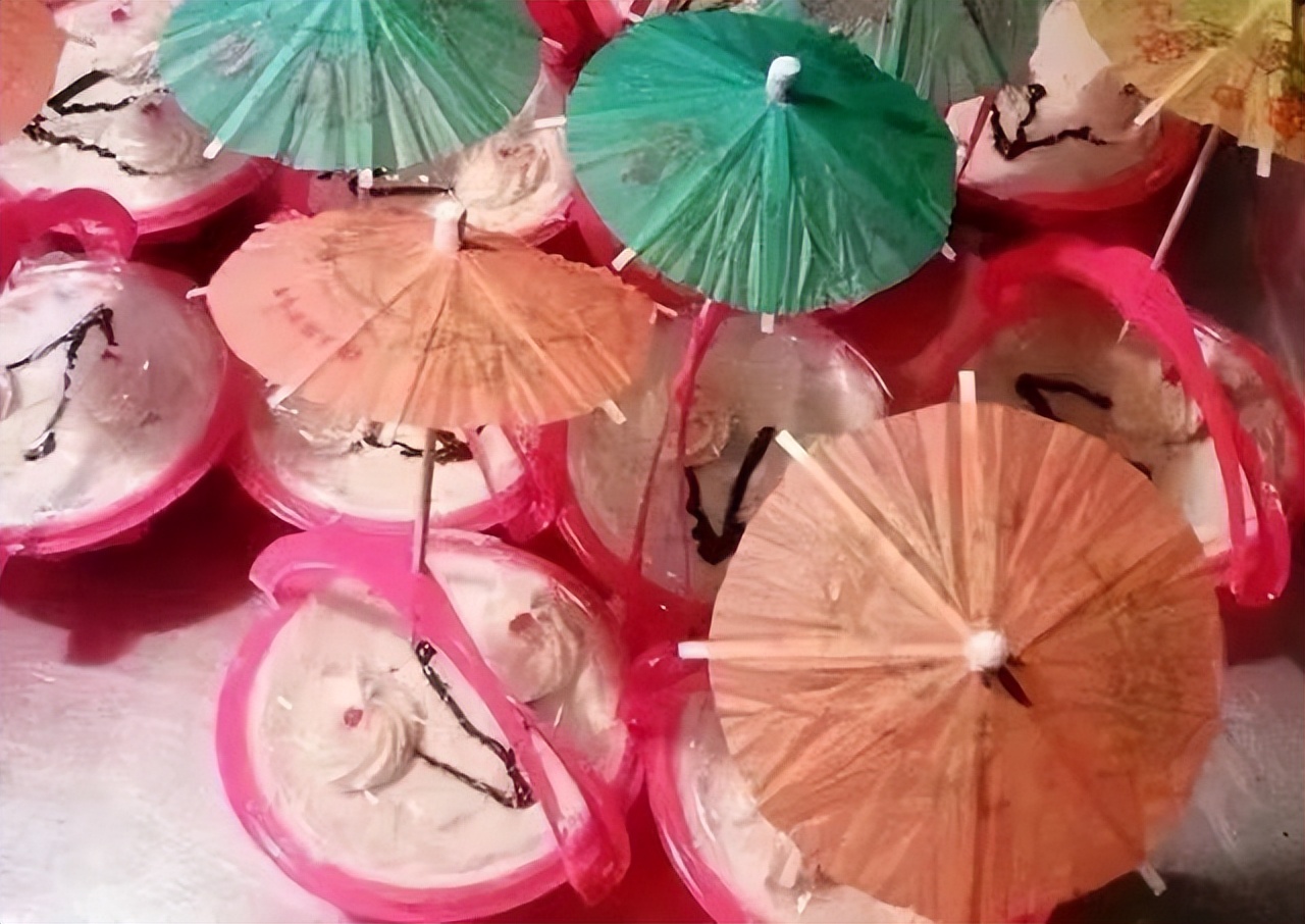 自带雨伞奶油小蛋糕