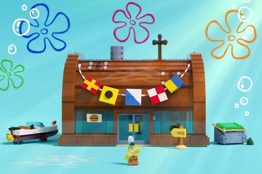 探店比奇堡最好吃的汉堡店legoideas里的蟹堡王