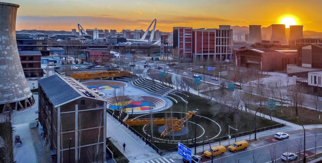 冬奥广场(五一剧场制粉车间改造)项目▲首钢工业遗址公园(金安桥站