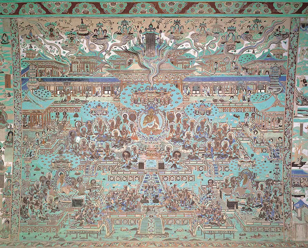 莫高窟第148窟壁画.敦煌研究院供图