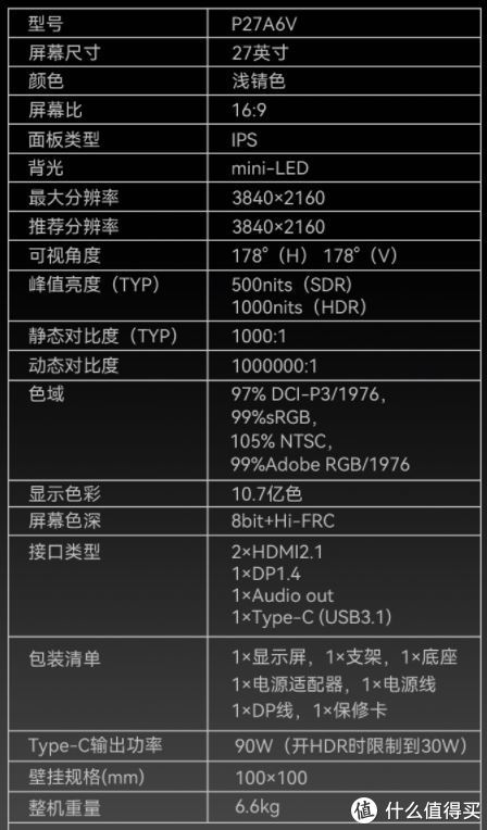 终于可以好好玩玩hdr了泰坦军团旗舰miniled电竞显示器p27a6v快速简评