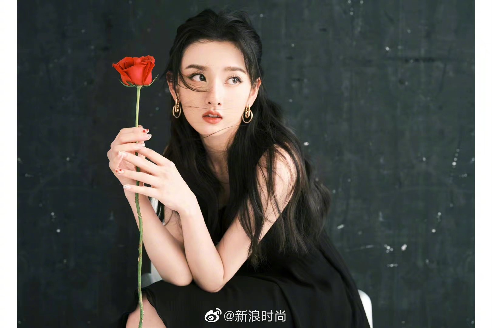 女明星港风造型