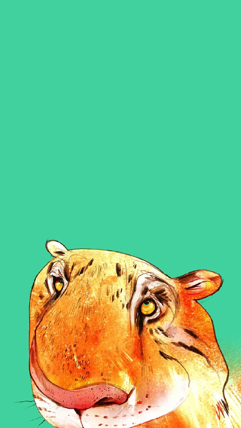 拿图点赞哦～ 萌可爱的动物插画壁纸