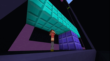 我的世界玩家打造了一款俄罗斯方块玩法有点特殊