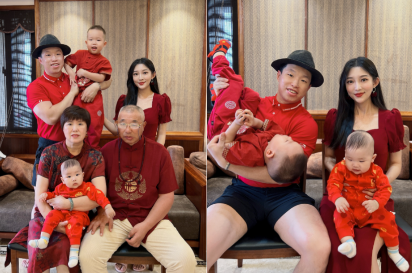 德云社烧饼和娃对打把儿子摁住狂亲太搞笑房内堆满玩具显凌乱