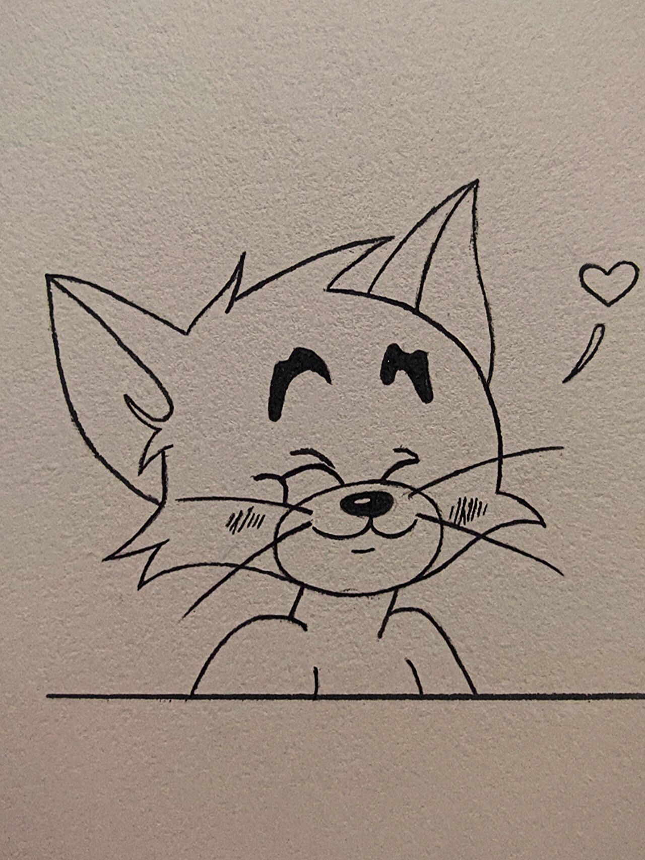 一期汤姆简笔画