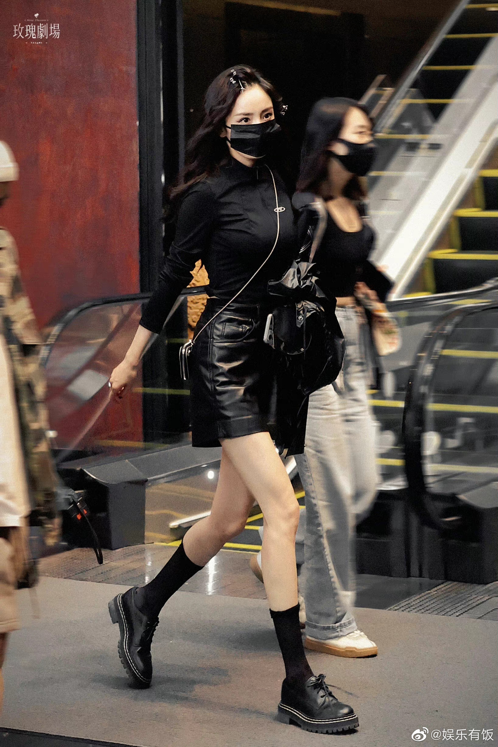 杨幂最新密室大逃脱录制路透曝光