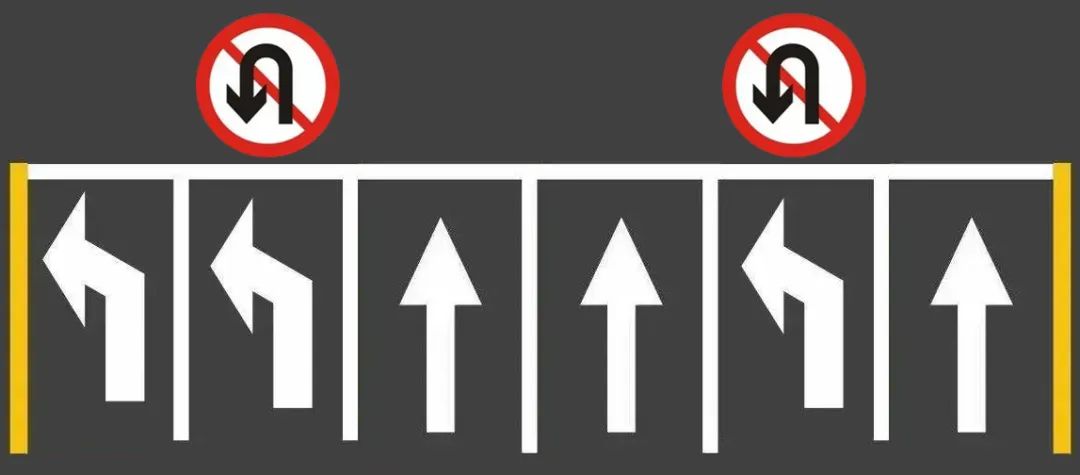 注意这种特殊左转道不能掉头