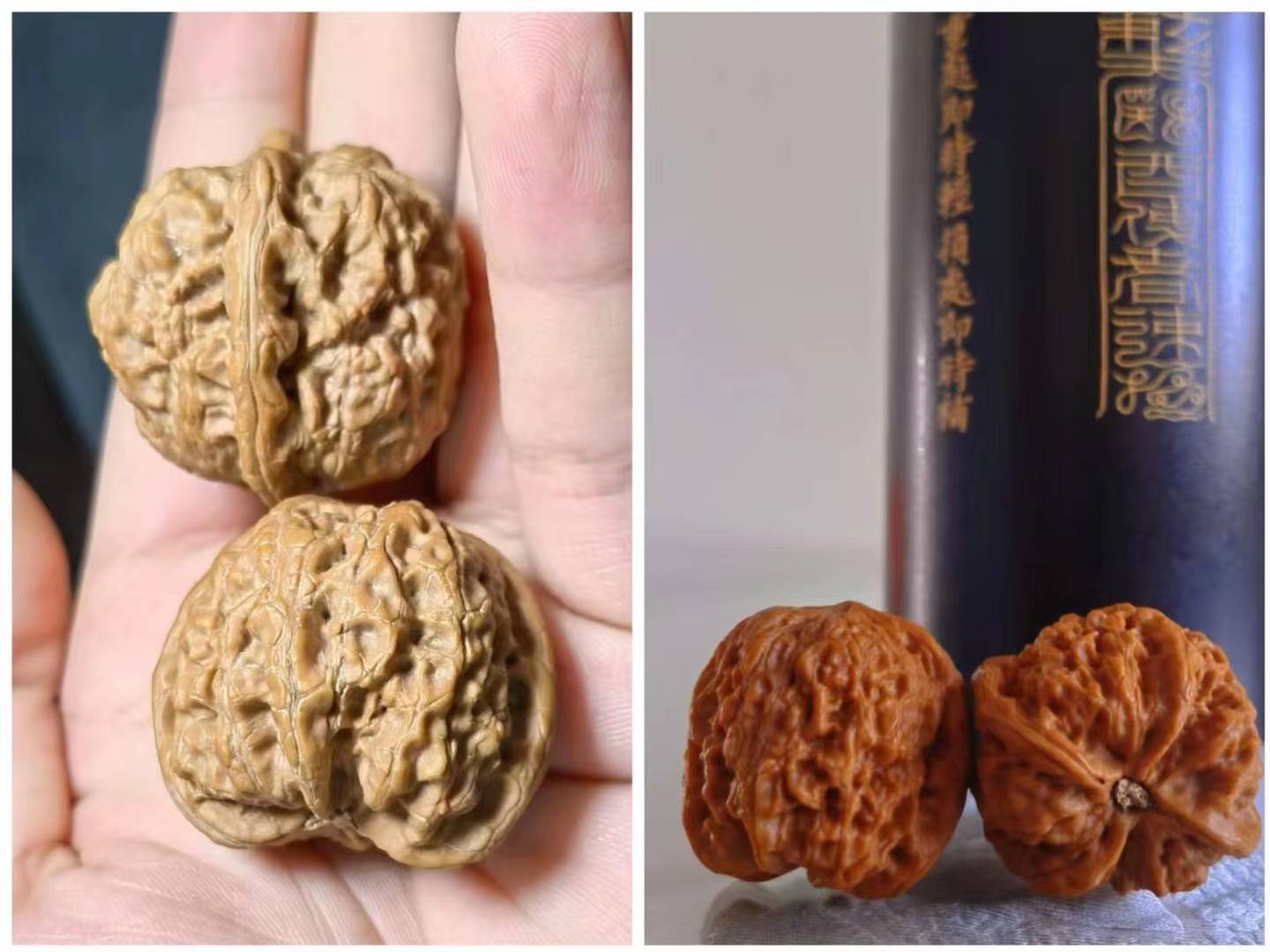 聊聊文玩核桃走色变化看看你的核桃在哪个阶段
