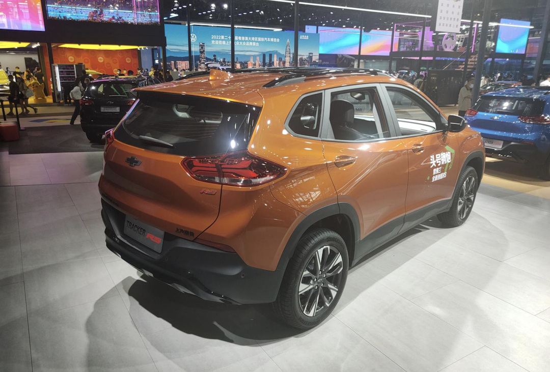 2022粤港澳车展丨搭载小雪os系统雪佛兰创酷rs亮相