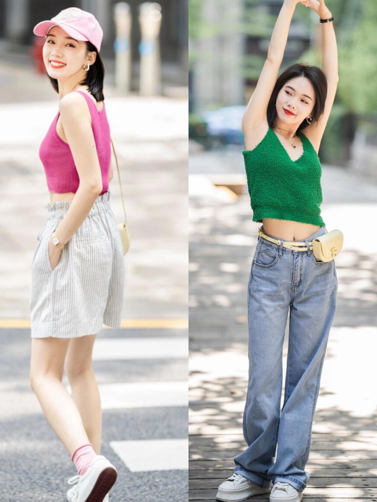 吊带衫怎么穿才能性感又得体？模仿这4款搭配，出街回头率爆表休闲区蓝鸢梦想 - Www.slyday.coM