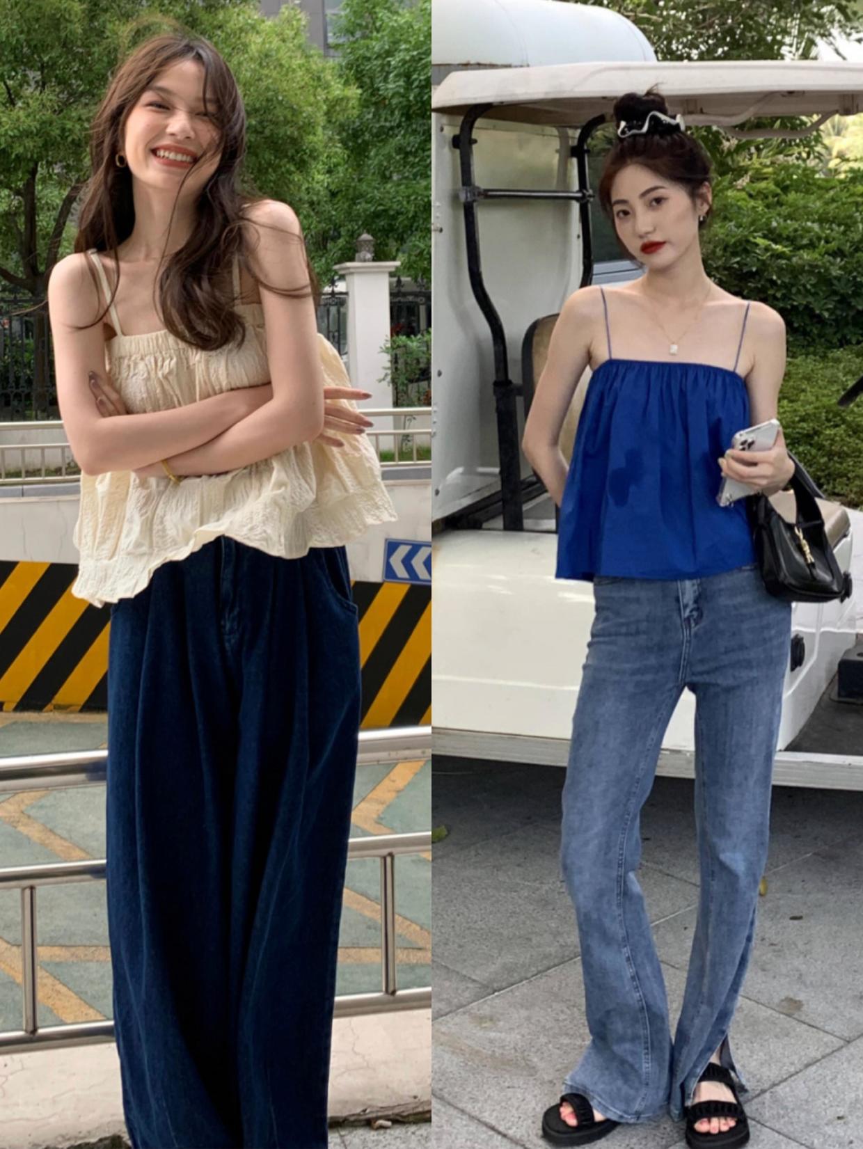 吊带衫怎么穿才能性感又得体？模仿这4款搭配，出街回头率爆表休闲区蓝鸢梦想 - Www.slyday.coM