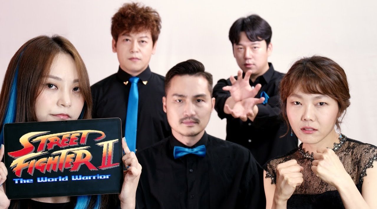 阿卡贝拉组合maytree带来的街霸2音乐表演dna动了开学季67