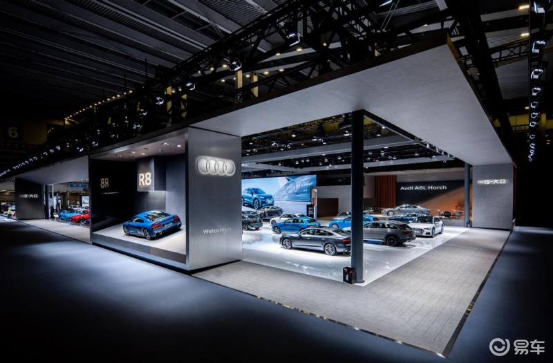 奥迪在大湾区车展秀肌肉q4etron先享版首秀