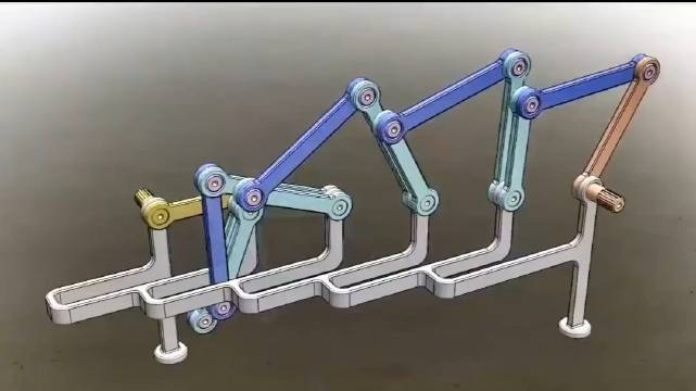 连续曲柄连杆机构!