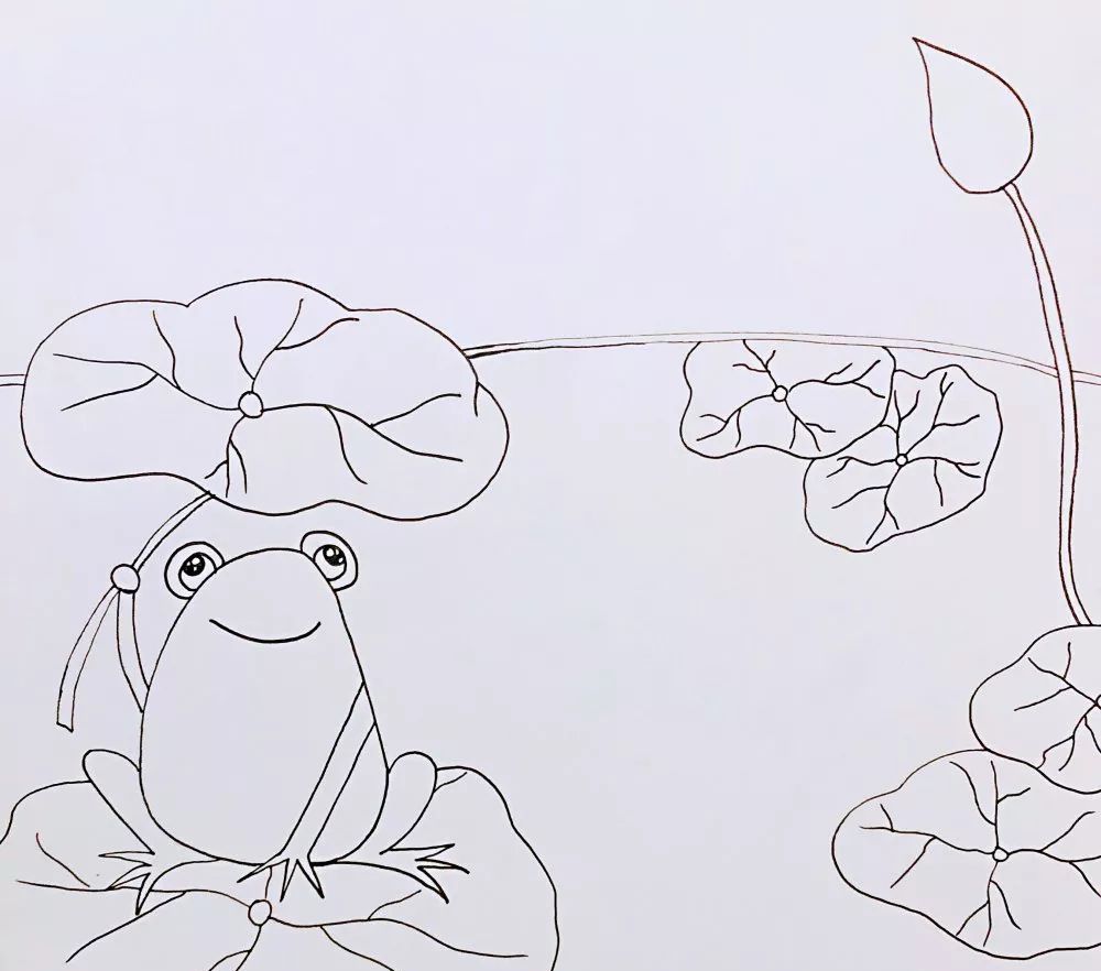 少儿美术汇|综合创意绘画课例,池塘里有只小青蛙!__财经头条