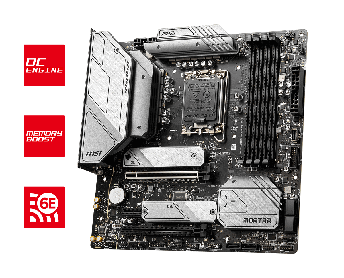 微星介绍新款B660M MORTAR MAX主板，加入超频引擎__财经头条