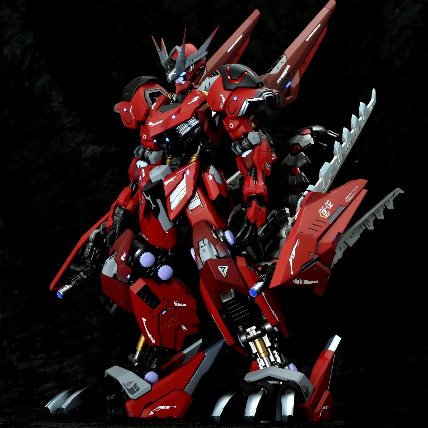 索斯兽巴巴托斯混搭改造红龙巴巴托斯高达模型