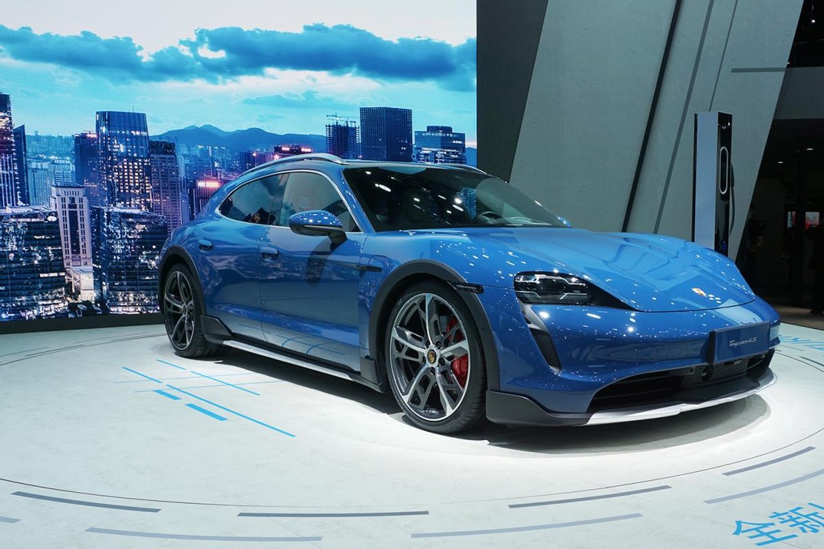 别具一格的全新物种保时捷taycan猎装版实拍