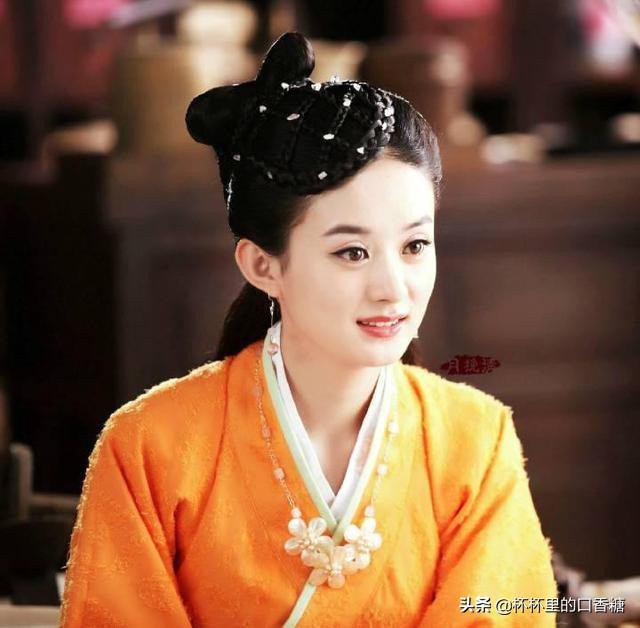 女星蝴蝶结发髻古装造型热巴甜美赵露思蠢萌刘亦菲仙气