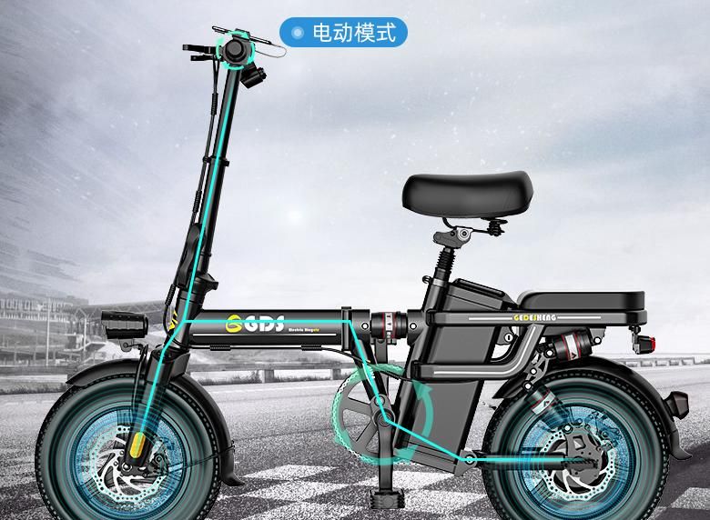 2款助力电动车连杆减震能量回收最大续航350公里适合代驾