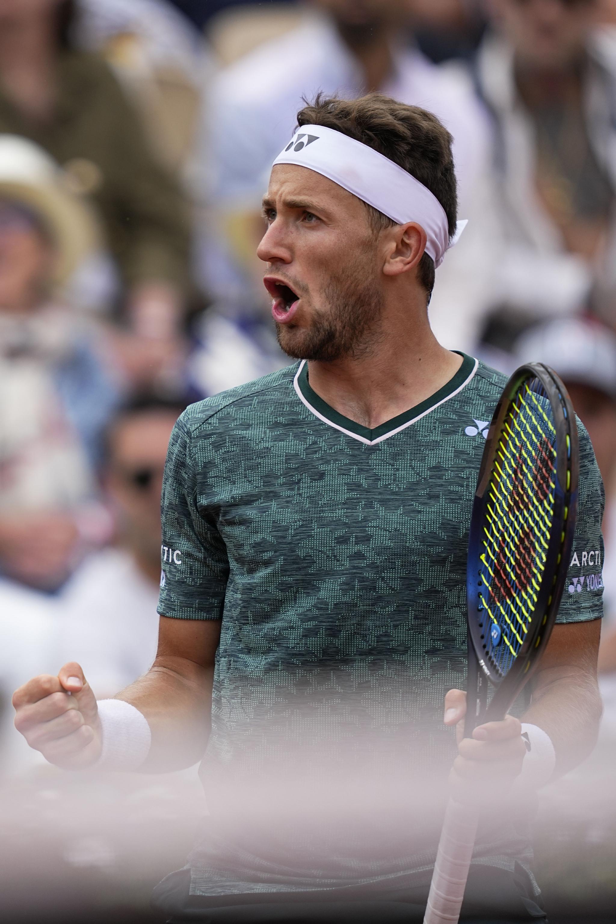 网球法网鲁德晋级八强