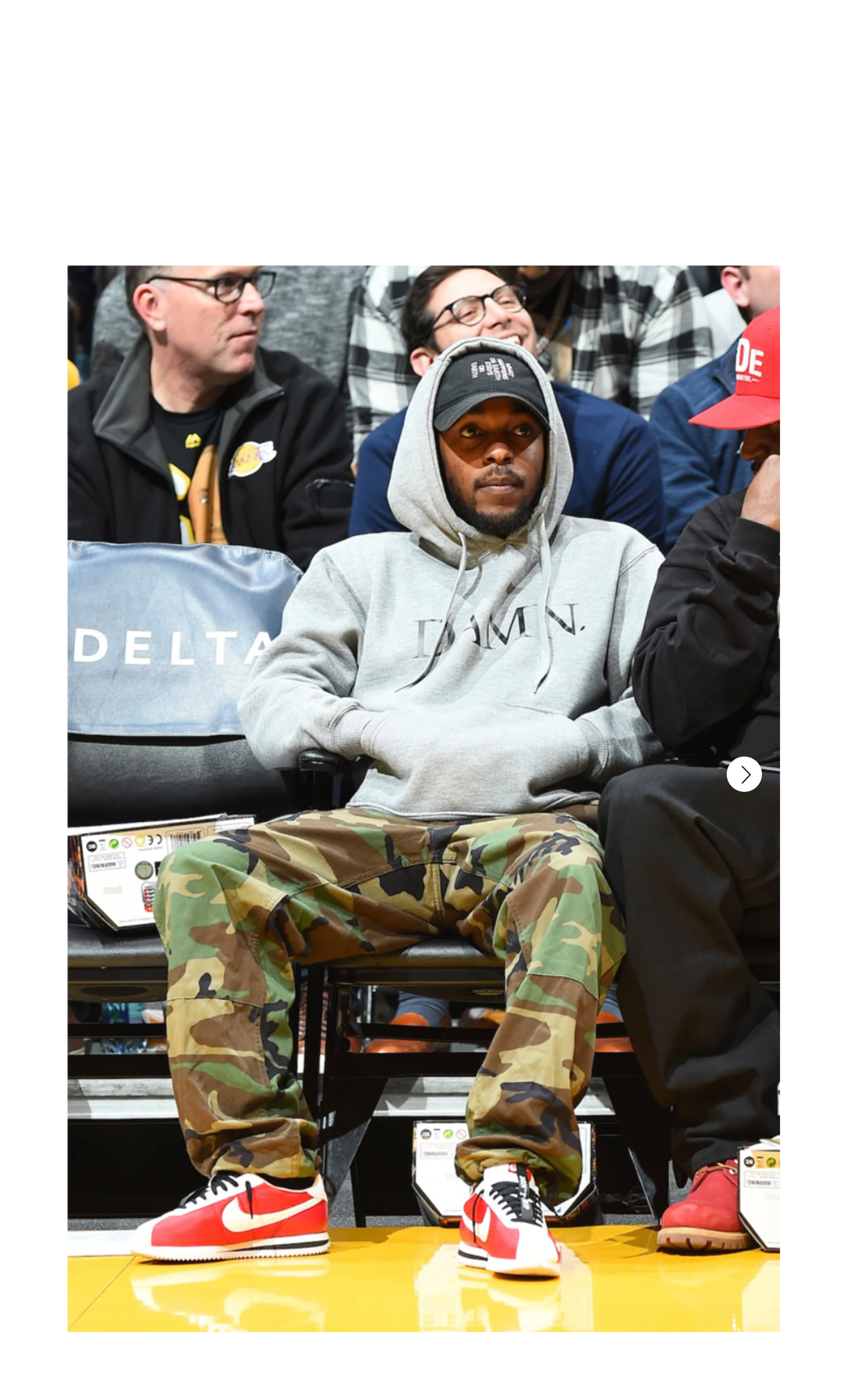 除了音乐kendricklamar在球鞋方面同样出彩